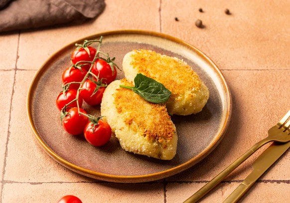 Зрази з білими грибами.