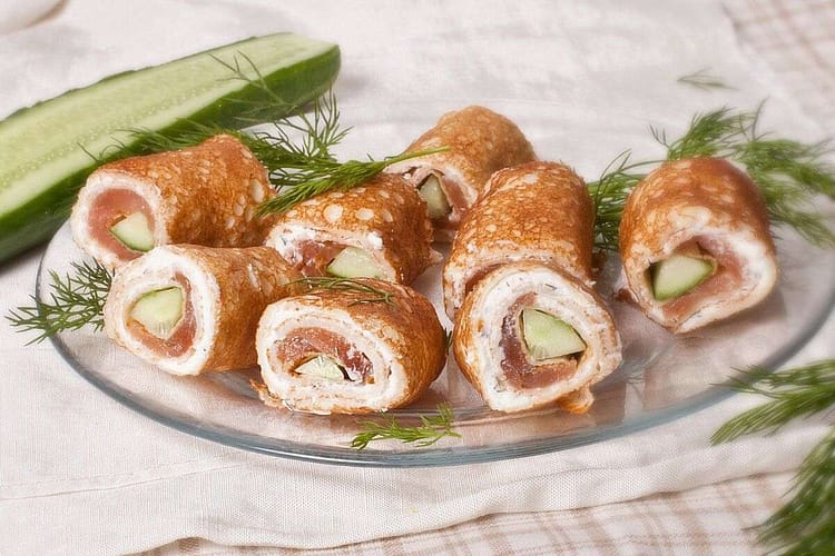 Роли з лимонних млинців